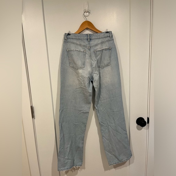 Wide leg distressed jeans - Picture 3 of 5
